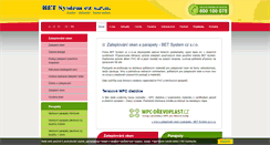 Desktop Screenshot of betsystem.cz
